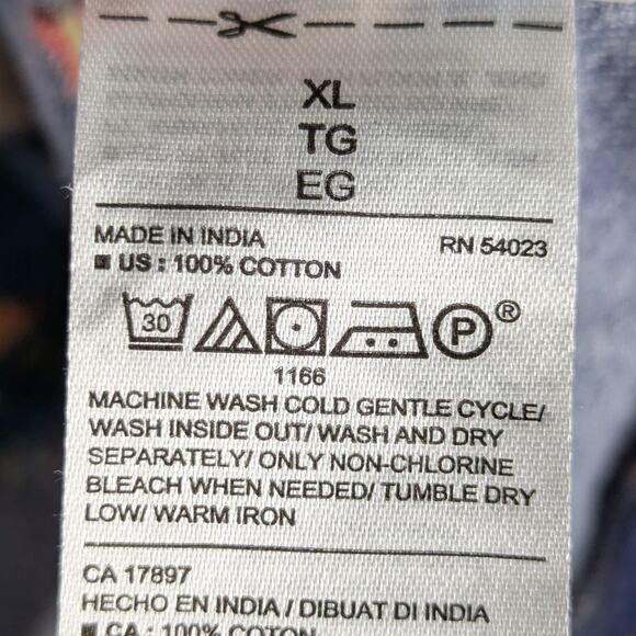 Old Navy XL Sloth Christmas Pajama Top Flannel Button Shirt Men’s Holiday Cotton - Picture 4 of 6